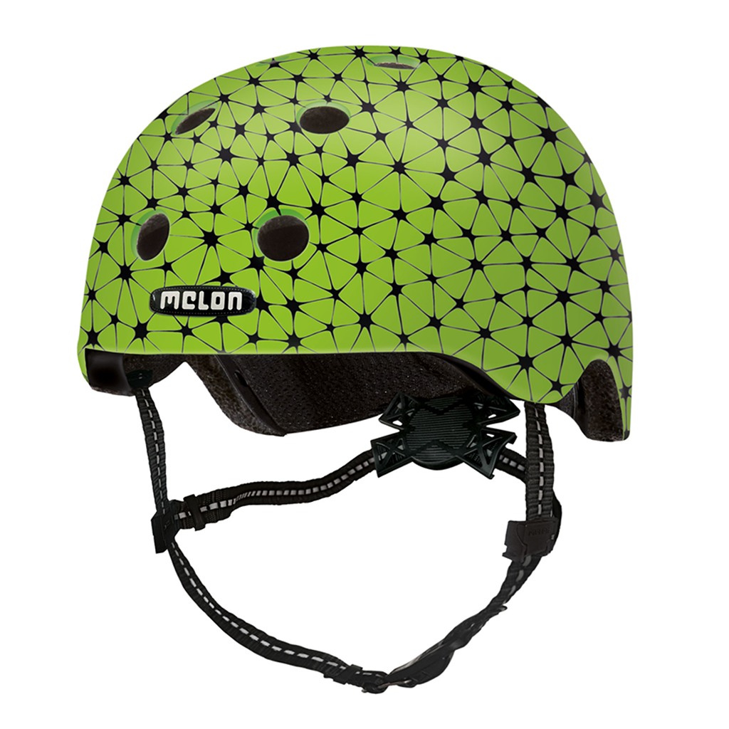 Melon Kids Bicycle Helmet Toddler Magic Reflective »Synapse Green« - Melon World GmbH
