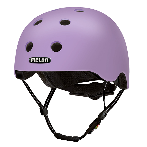 Purple unicoloured Melon Bicycle Helmet called Venice