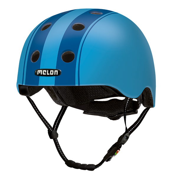 Blue and orange bike helmet hotsell