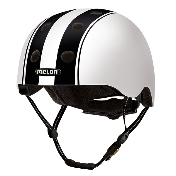 bike helmet with multiple purposes Melon Bicycle Helmet Urban Active »Double Black White« – Melon World GmbH