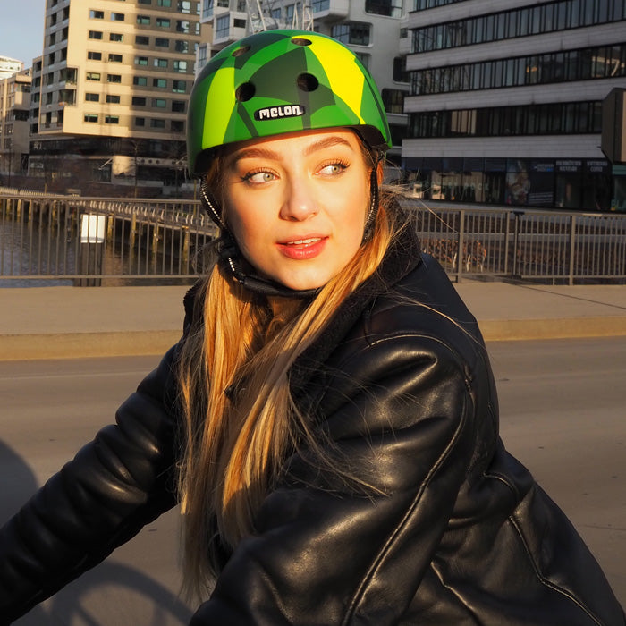 Melon Bicycle Helmet Urban Active »Green Mamba«