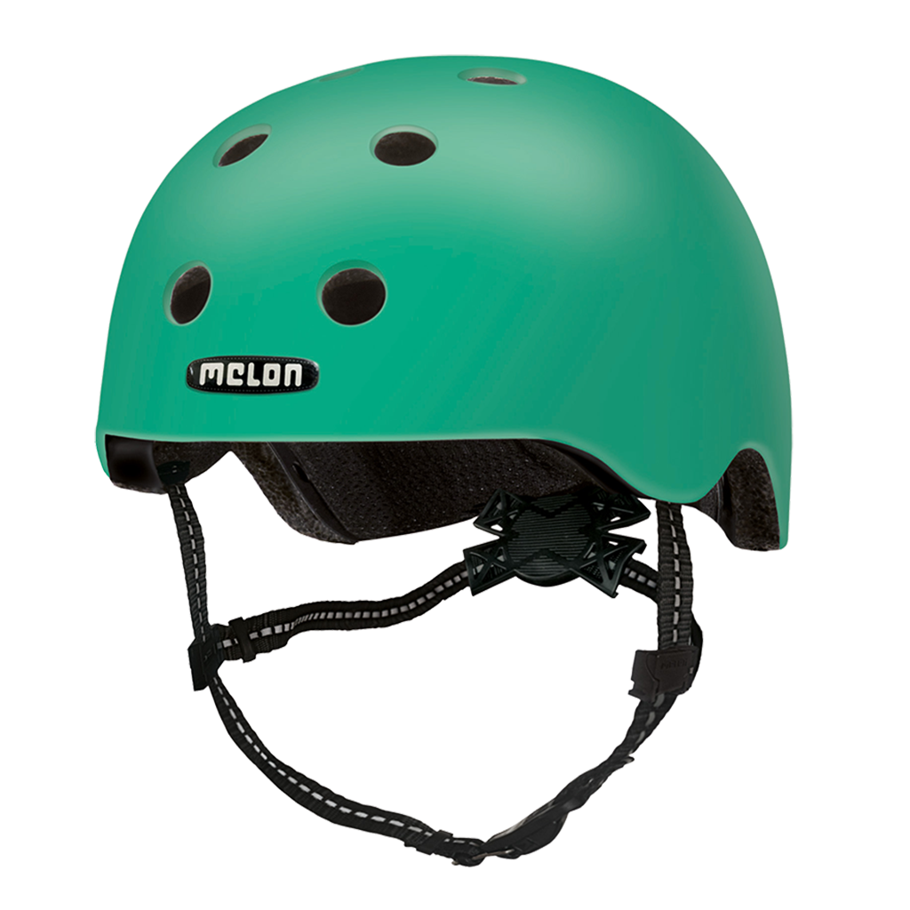 Green unicoloured Melon Baby Bicycle Helmet