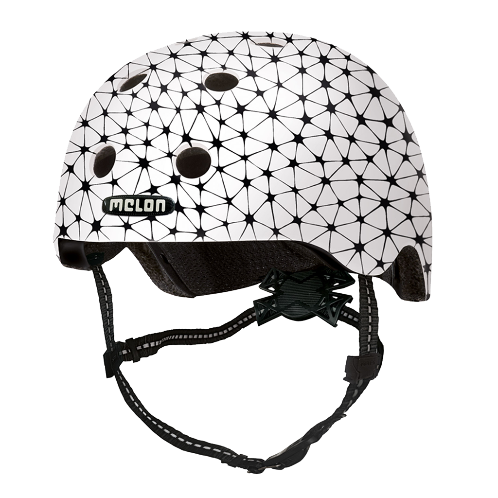 Melon Kids Bicycle Helmet Toddler Magic Reflective »Synapse White« - Melon World GmbH