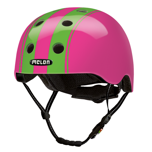 Melon Bicycle Helmet Urban Active Double Green Pink