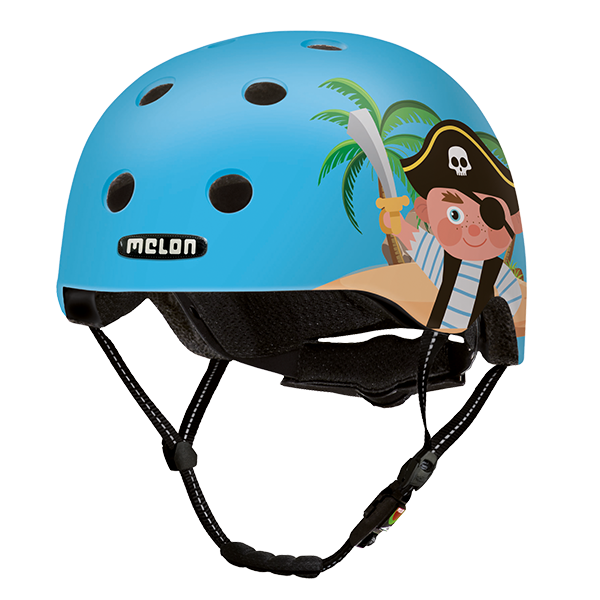 Melon Kids Bicycle Helmet Urban Active Little Pirate